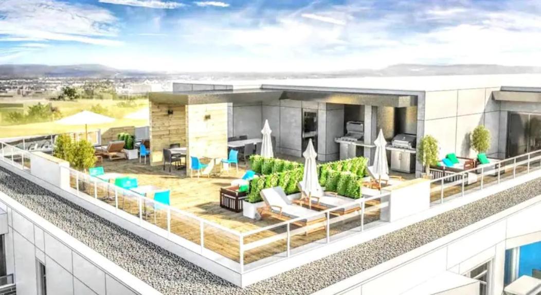 Le Kaméléon 318 : interieur parking, rooftop terrace, gym Québec Esterno foto